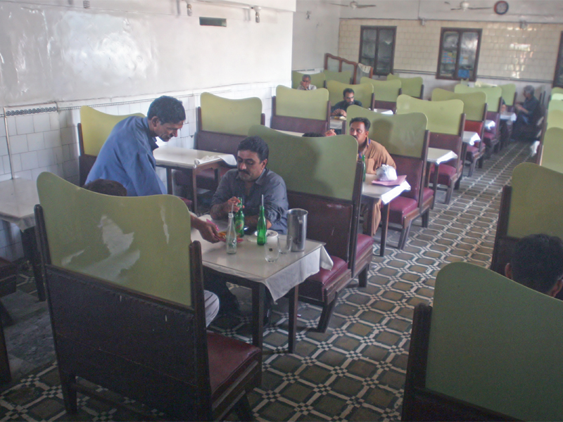 cafe muzammil near sindh secretariat continued to facilitate intellectuals even when general ziaul haq draconian laws imposed a ban on political gatherings photo athar khan express