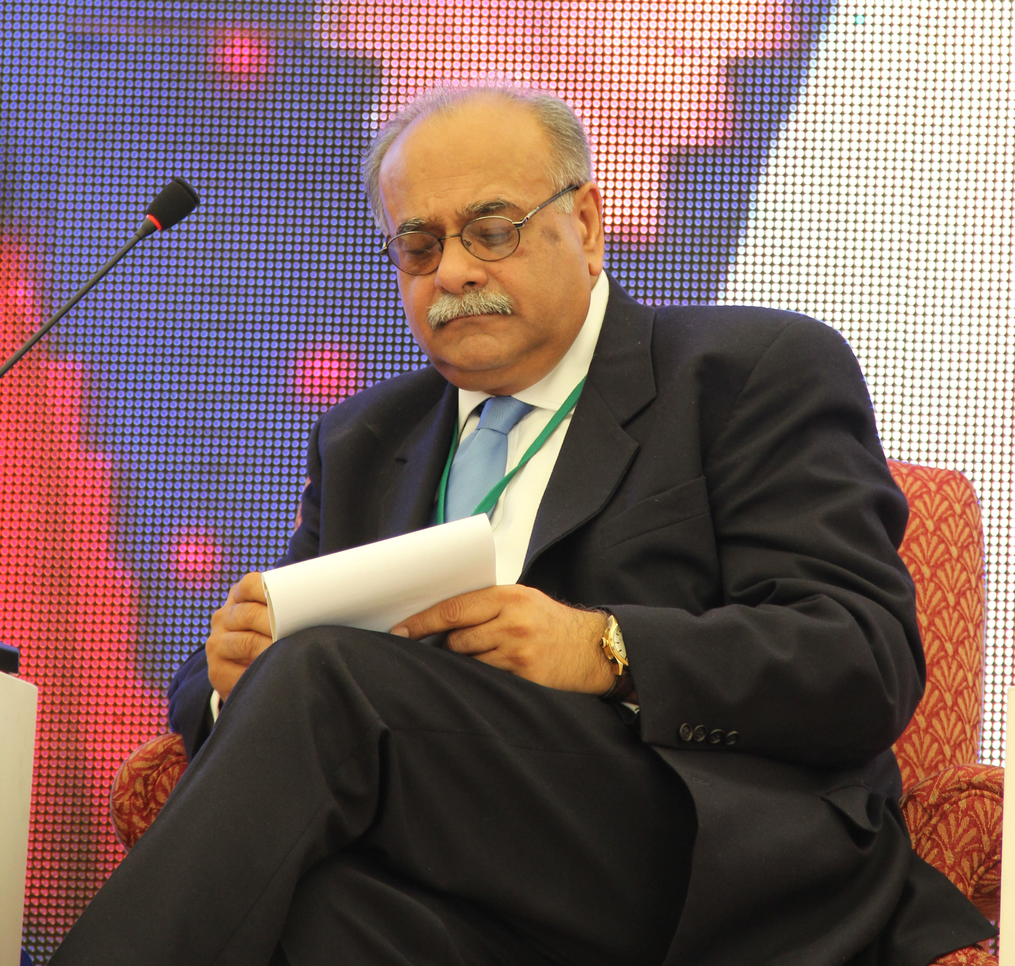 file photo of caretaker cm punjab najam sethi photo express file