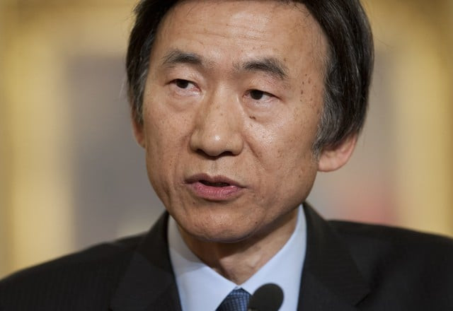 quot our stance is that there should not be dialogue for dialogue 039 s sake quot yun said in his first press briefing photo afp
