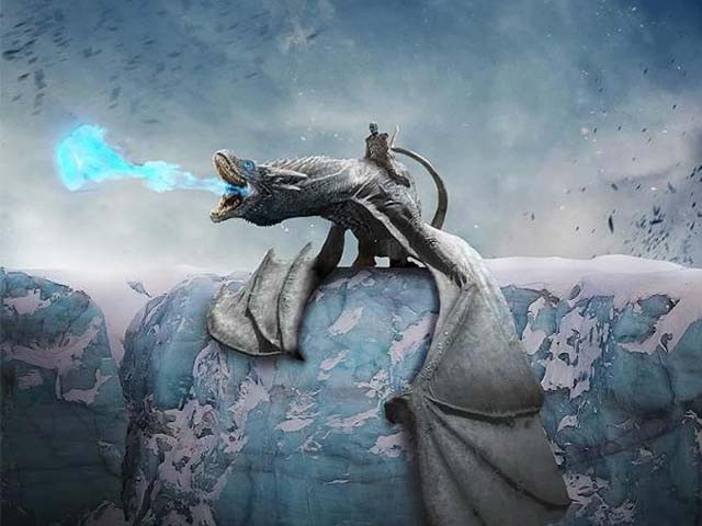 the final seconds of the episode reveal that the night king turns the dragon into one of his own an ice dragon or zombie dragon photo hbo the final seconds of the episode reveal that the night king turns the dragon into one of his own an ice dragon or zombie dragon photo hbo