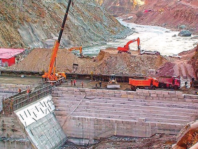 wapda says it is making all possible efforts to remain within the timeframe and complete the project by 2016 photo file