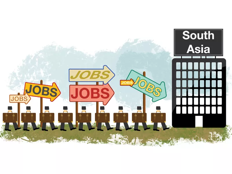 a large number of students with backgrounds in various fields turned up to gain awareness and look for jobs illustration jamal khurshid a large number of students with backgrounds in various fields turned up to gain awareness and look for jobs illustration jamal khurshid