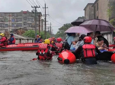 heavy rain drenches southwest china some cities flooded