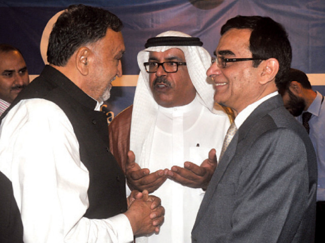 hec chairman dr javaid laghari university of lahore patron in chief ma rauf and uae ambassador essa abdulla albasha al noaimi interact at the event photo myra iqbal zafar aslam express hec chairman dr javaid laghari university of lahore patron in chief ma rauf and uae ambassador essa abdulla albasha al noaimi interact at the event photo myra iqbal zafar aslam express