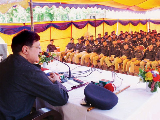 the igp vowed to equip the k p police with modern weapons and said steps were being taken to regularise the special police force photo online