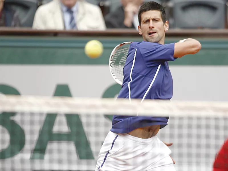 djokovic won 11 games in a row taking the first and second sets photo afp djokovic won 11 games in a row taking the first and second sets photo afp