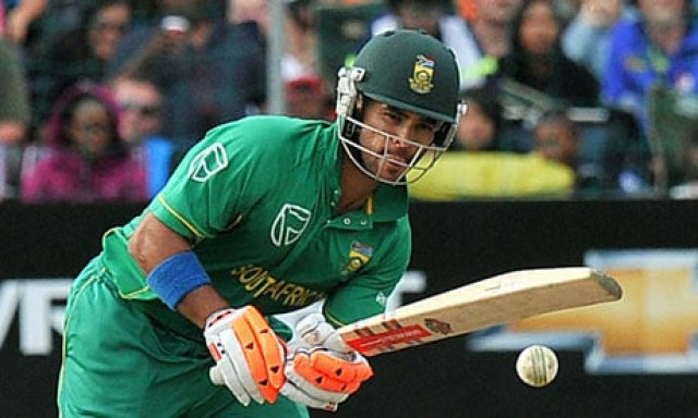 the flamboyant left handed batsman smashed 150 off just 119 balls including eight sixes and four boundaries to steer south africa to an impressive total of 341 for three photo afp the flamboyant left handed batsman smashed 150 off just 119 balls including eight sixes and four boundaries to steer south africa to an impressive total of 341 for three photo afp