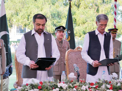 khattak sworn in as 26th chief minister of k p khattak sworn in as 26th chief minister of k p