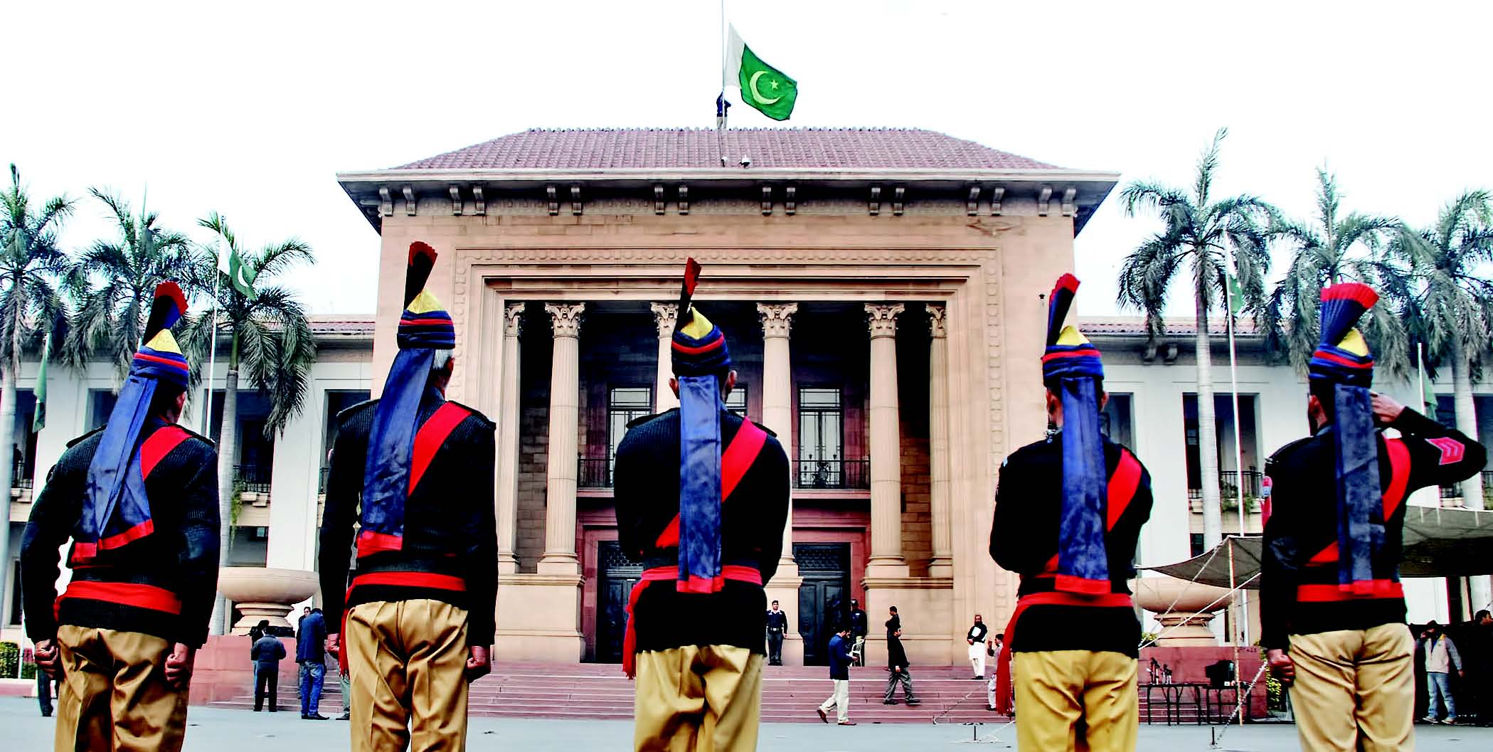 a photo showing the building of punjab assembly photo express