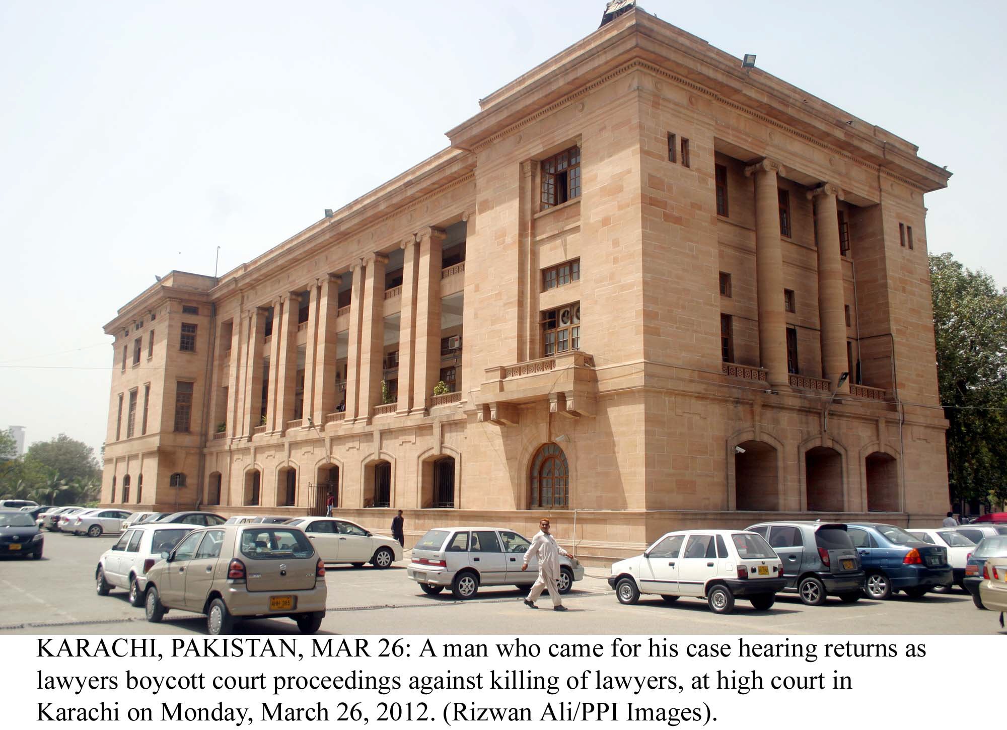 file photo of the sindh high court photo file