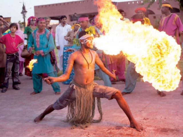 part of the lassi group s fire show photo myra iqbal express part of the lassi group s fire show photo myra iqbal express