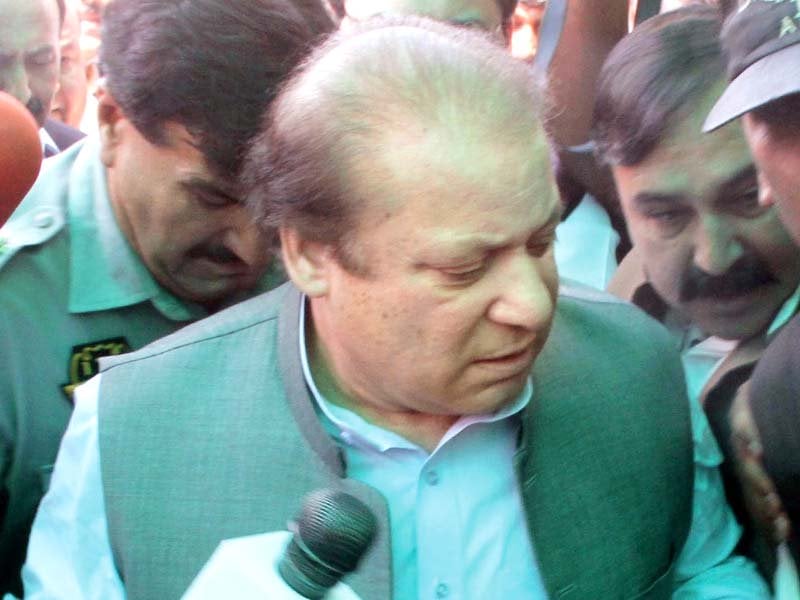 pml n s nominee for prime minister nawaz sharif