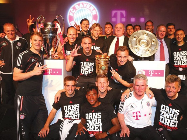 the win against stuttgart in the german cup final was bayern s 45th in 53 matches in all competitions this season photo afp the win against stuttgart in the german cup final was bayern s 45th in 53 matches in all competitions this season photo afp