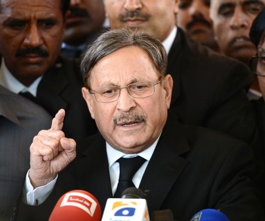 file photo of farooq h naek speaking outside a court photo afp