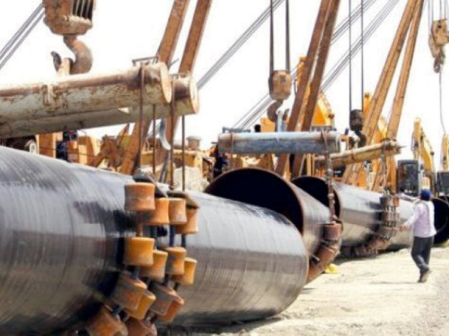 to build the ip pipeline the govt has collected 400m as cess will receive 500m each from iran and china photo file to build the ip pipeline the govt has collected 400m as cess will receive 500m each from iran and china photo file