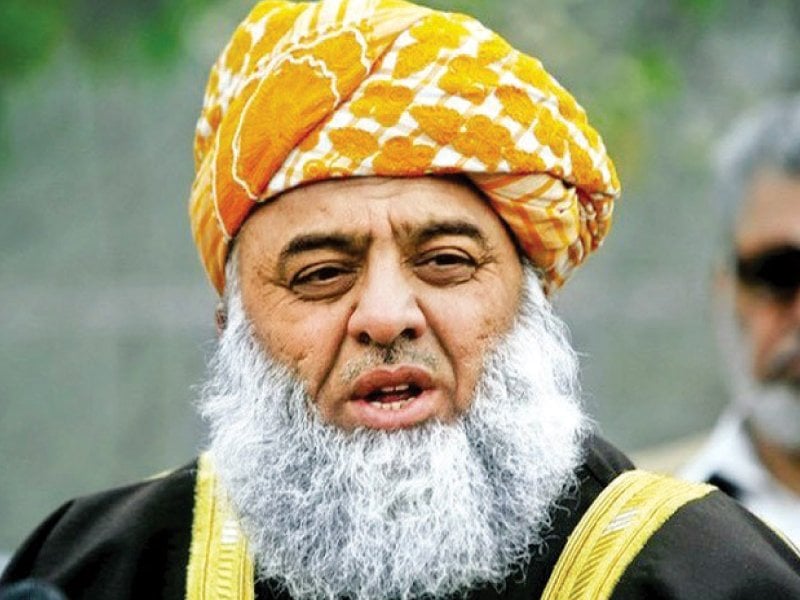 the jui f chief said his party has not yet decided on joining the pml n government in the centre photo file