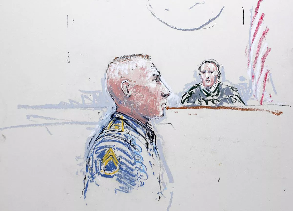 army staff sergeant robert bales l and judge col jeffery r nance are seen in a sketch from january 17 2013 photo reuters army staff sergeant robert bales l and judge col jeffery r nance are seen in a sketch from january 17 2013 photo reuters