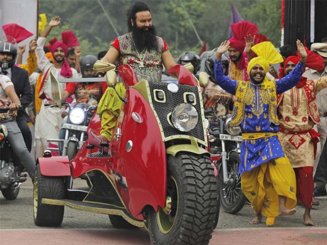 ram rahim for instance is the king of bling and gives some serious competition to bollywood s bappi lahiri photo ap ram rahim for instance is the king of bling and gives some serious competition to bollywood s bappi lahiri photo ap