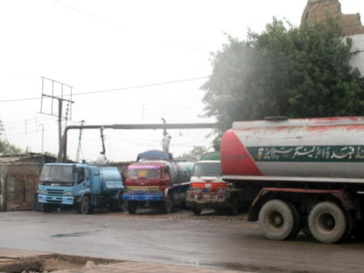 twice in a week water channel swept away by flashflood