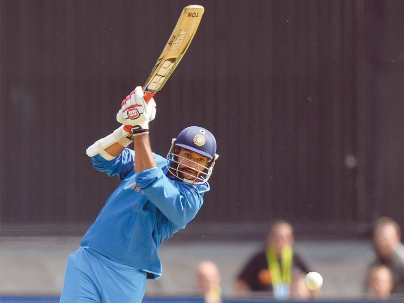 dhawan provided india the momentum at the start of the innings and helped his team gain valuable points in the tournament opener photo afp