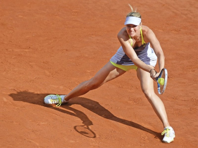 sharapova struggled at the beginning but eventually prevailed to book a place in the french open final for the second year in succession photo afp sharapova struggled at the beginning but eventually prevailed to book a place in the french open final for the second year in succession photo afp