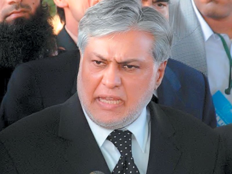 federal finance minister ishaq dar photo file