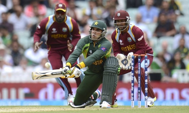 misbahul haq was caught and then spilled by denesh ramdin r who though claimed the catch photo reuters