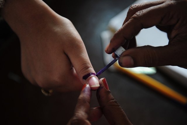 polling could not be held in six polling stations of ps 128 on may 11 due to a bomb explosion photo afp