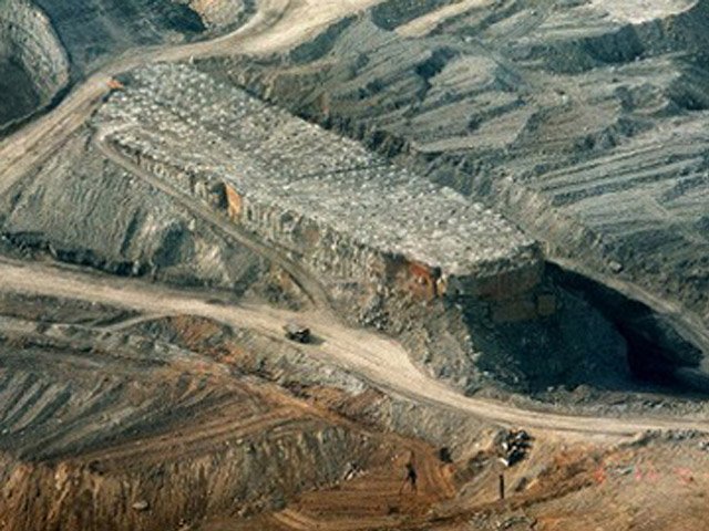 coal mining began in the area in 2003 but was shut down soon after photo afp file