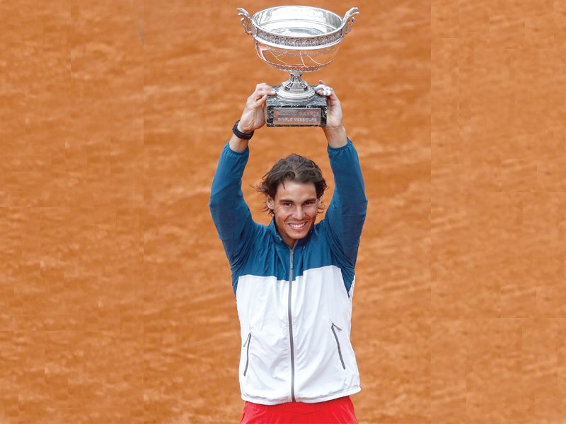 rafael nadal has now become the most successful player at french open with eight titles photo afp