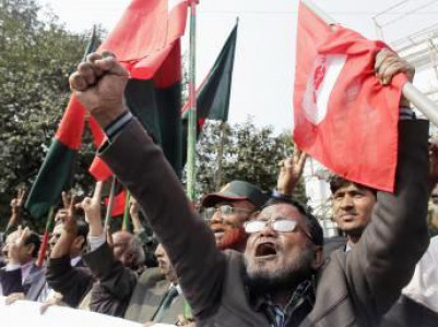 violence flares amid bangladesh nationwide strike