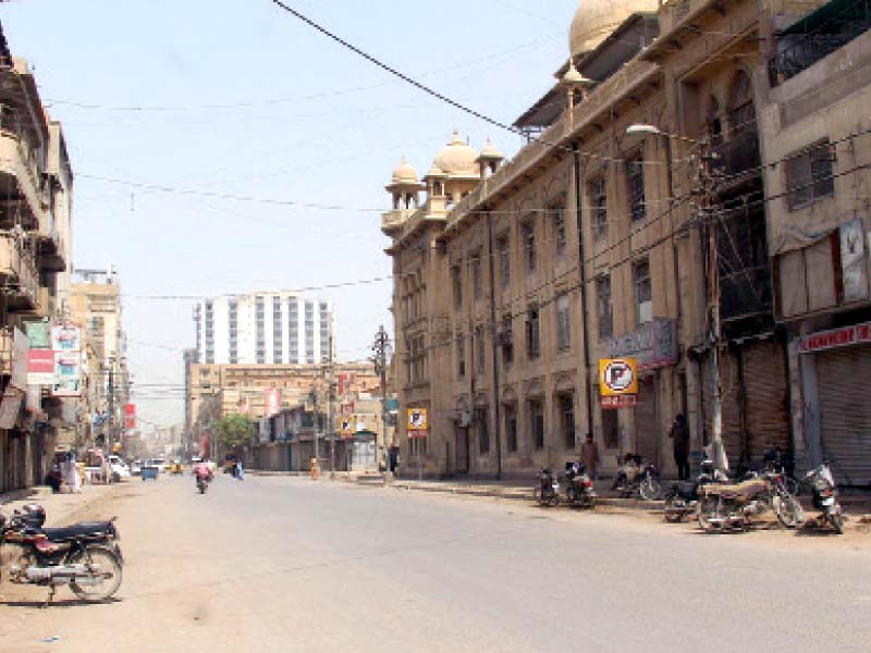 markets remained closed in karachi on saturday as authorities imposed a new set of covid 19 restrictions the city s traders however have expressed reservations on the move photo nni