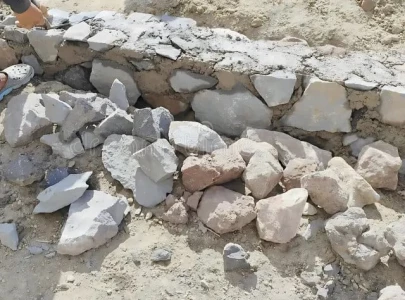 construction work buries foundation stone construction work buries foundation stone