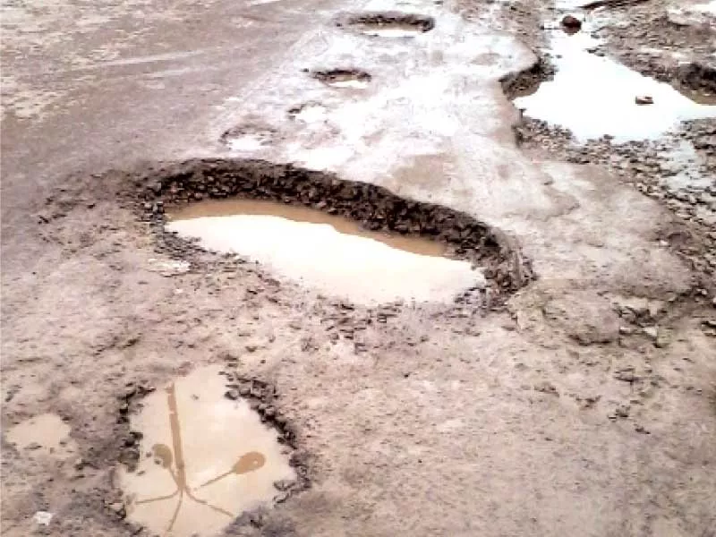 the roads are bumpy and not being properly maintained by the authorities says dr kazi photo waqas naeem the roads are bumpy and not being properly maintained by the authorities says dr kazi photo waqas naeem