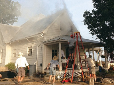 did you know transformers 4 set on fire