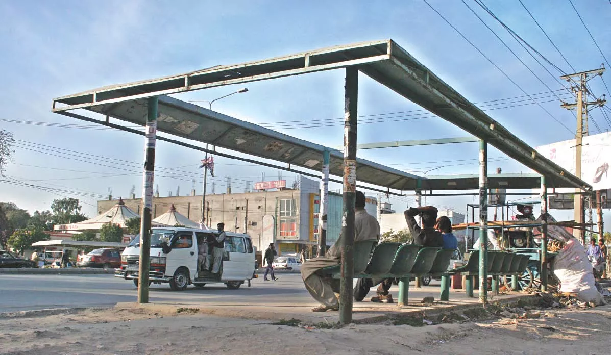a file photo of a bus stop photo muhammad javaid a file photo of a bus stop photo muhammad javaid