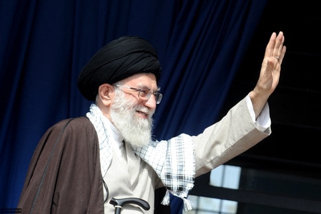 ayatollah ali khamenei who has called for a large turnout but not publicly stated his preference for any single candidate voted early photo reuters file