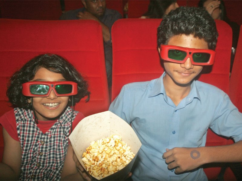 audience ready for the show to begin at the premiere of star trek into darkness held at cinepax on thursday photo athar khan express