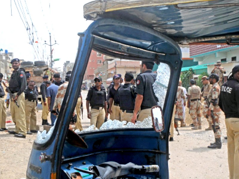 two back to back blasts within ten minutes of each other took place at the rangers checkpost on saturday killing one policeman and injuring 10 other people photo express