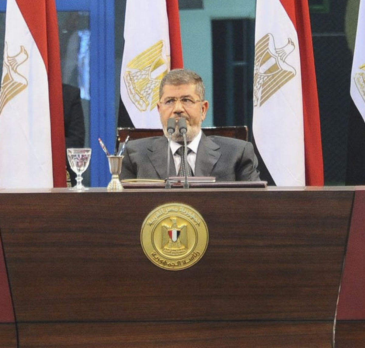 egyptian president morsi attends a syria solidarity conference organised by the muslim brotherhood photo reuters