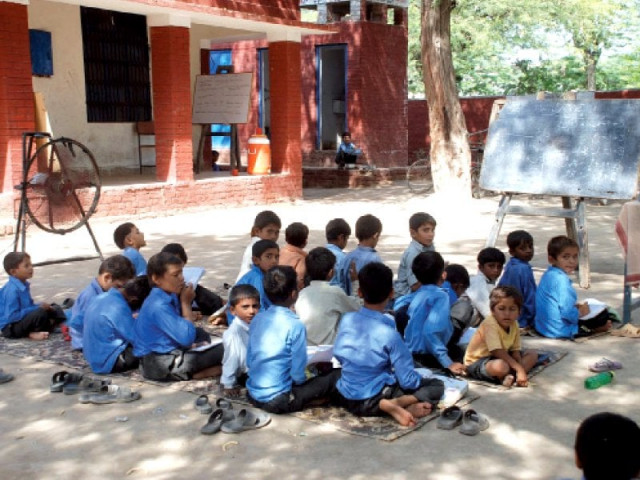 13 schools do not have a building fifty seven do not have boundary walls reflection action group president