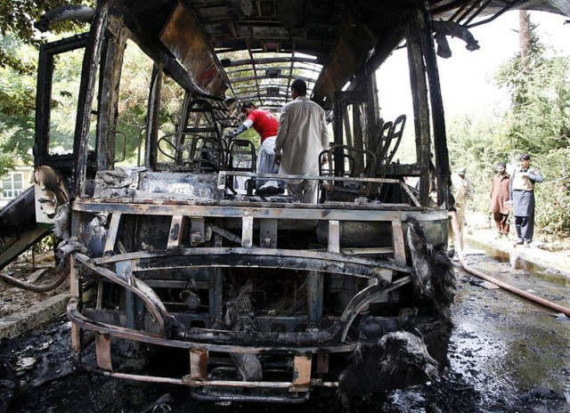 at least 25 people were killed on saturday when militants blew up a bus carrying female students photo online at least 25 people were killed on saturday when militants blew up a bus carrying female students photo online