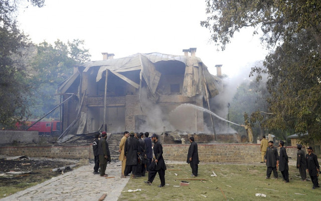 militants blew up jinnah 039 s residency in ziarat on saturday photo afp militants blew up jinnah 039 s residency in ziarat on saturday photo afp