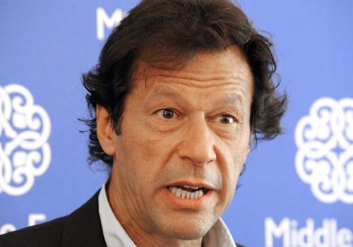 former pakistani cricketer and team captain imran khan photo afp