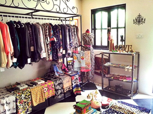 the exhibition featured a plethora of both casual and formal tops cotton and silk scarves and chunky pieces of jewellery photo express the exhibition featured a plethora of both casual and formal tops cotton and silk scarves and chunky pieces of jewellery photo express