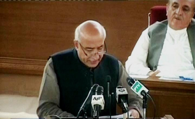 dr abdul malik baloch unveiled the balochistan budget 2013 14 in the provincial assembly photo express dr abdul malik baloch unveiled the balochistan budget 2013 14 in the provincial assembly photo express