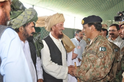 battle for tirah army chief visits khyber agency