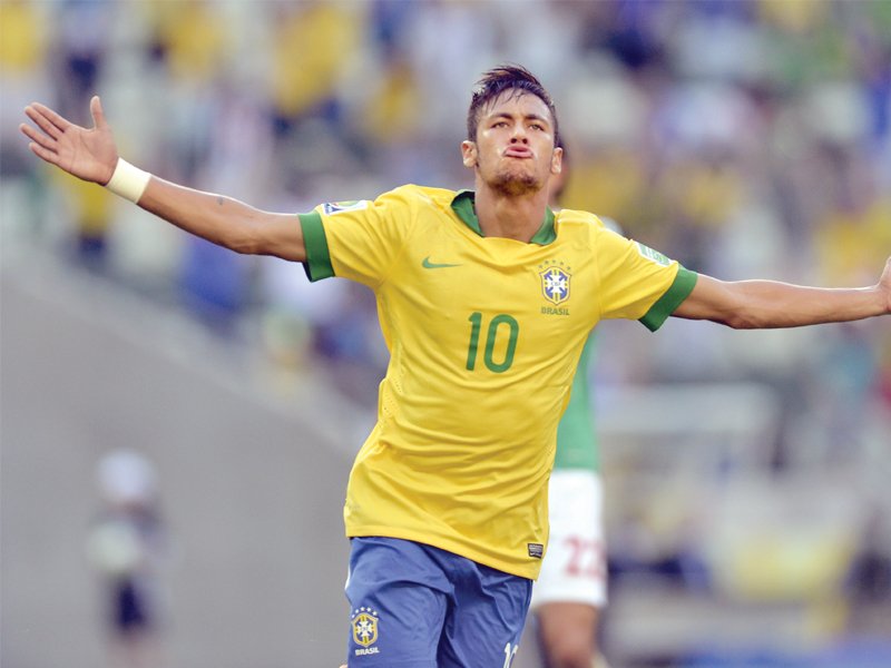 barcelona bound prodigy neymar has been on fire for brazil at the confederations cup photo afp