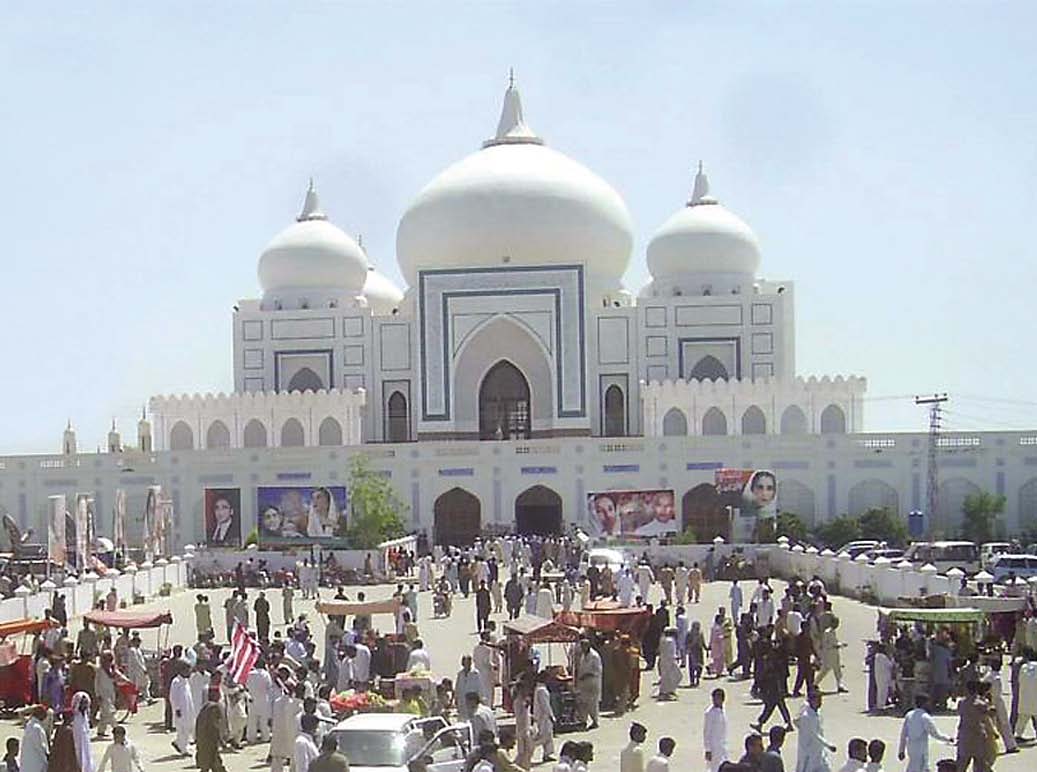 president zardari along with daughter aseefa visited the mausoleum of benazir bhutto photo express