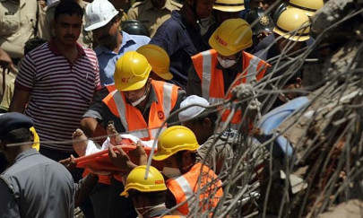 two dead more trapped in latest mumbai building collapse